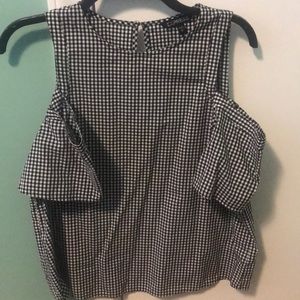 Express cold shoulder top